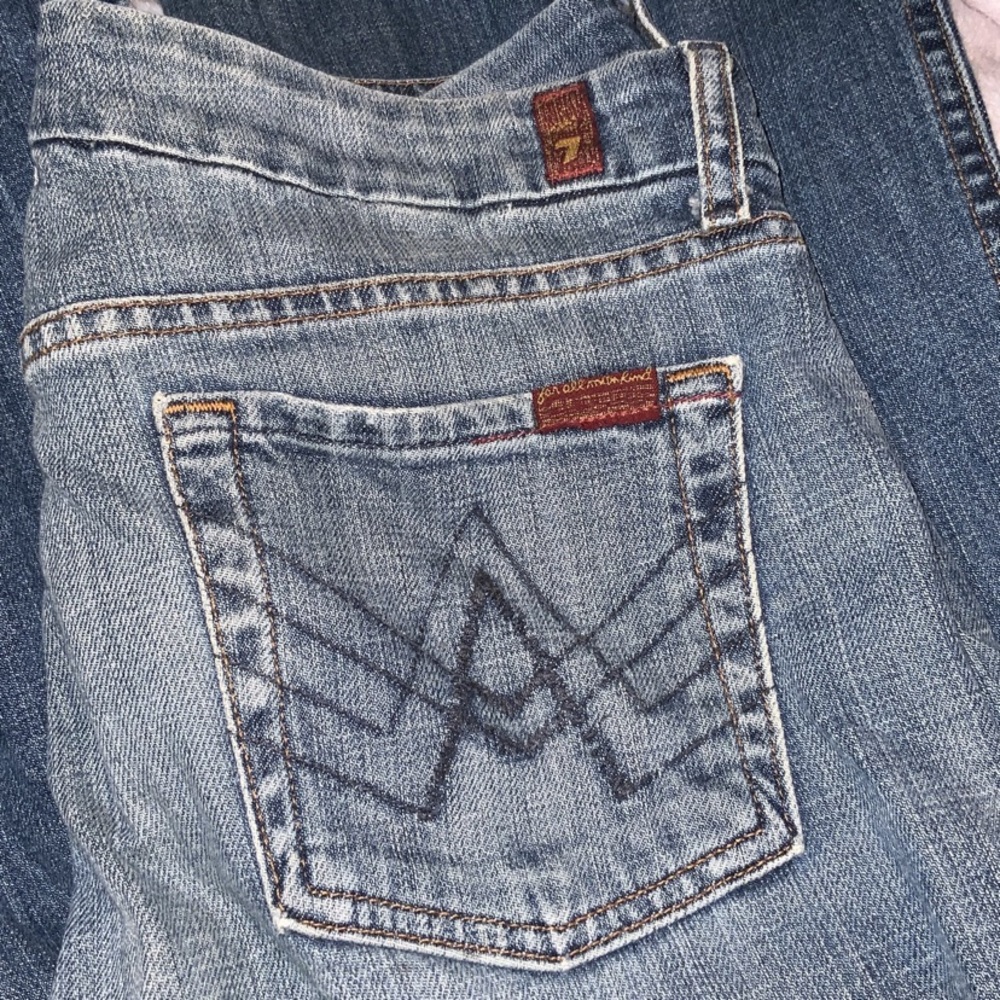 SOLD Vintage y2k Seven For All Mankind Blue A Pocket 7fam Bootcut jeans 28 x32
